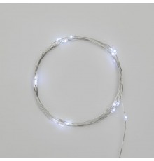 Гирлянда "Роса", 2 м, 20 диодов, цвет белый  303-005  NEON-NIGHT