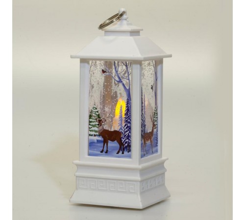 Новогодний декоративный светильник Сказочный лес  EGNDS-05   теплый белый, диодов , h 20 см, 3*ААА, IP20  Б0051938  ЭРА