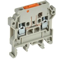 Колодка клеммная CTS-DT измерит. нож. разм. 4мм2 серая  YCT15-04-K03-004  IEK