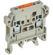 Колодка клеммная CTS-DT измерит. нож. разм. 4мм2 серая  YCT15-04-K03-004  IEK