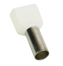 Наконечник штыревой втулочный под два провода OptiKit T-Shv2-PVC- 10-14(100шт)  278053  КЭАЗ