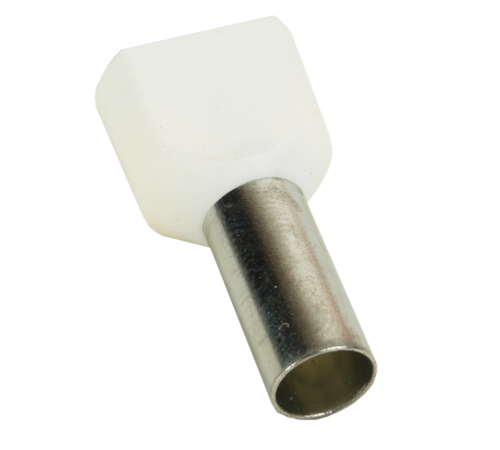Наконечник штыревой втулочный под два провода OptiKit T-Shv2-PVC- 10-14(100шт)  278053  КЭАЗ