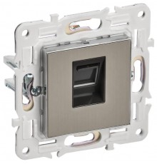 SKANDY Розетка компьютерная RJ45 кат.5E SK-K01N никель  SK-K10-1-K50  IEK