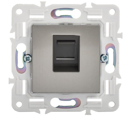 SKANDY Розетка компьютерная RJ45 кат.6 SK-K02N никель  SK-K10-2-K50  IEK