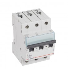 Выключатель автоматический трехполюсный TX3 6000 16А B 10кА  403888  Legrand