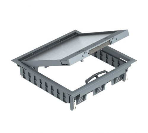 Лючок GES9-3S U (универсальный) 12xModul45 (полиамид,серый) (GES9-3S U 7011)  7405083  OBO Bettermann