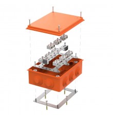 Коробка огнестойкая для о/п 40-0320-FR6.0-4-18-Р Е15-Е60 RAL2004 200х150х75 (5 шт/кор)  40-0320-FR6.0-4-18-Р  Промрукав