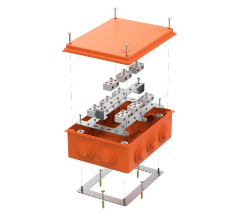 Коробка огнестойкая для о/п 40-0320-FR6.0-4-18-Р Е15-Е60 RAL2004 200х150х75 (5 шт/кор)  40-0320-FR6.0-4-18-Р  Промрукав