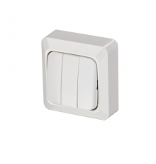 Выключатель 3х клавишный Jussi нар.монт.  10631А4  2TKA000148G1  ABB