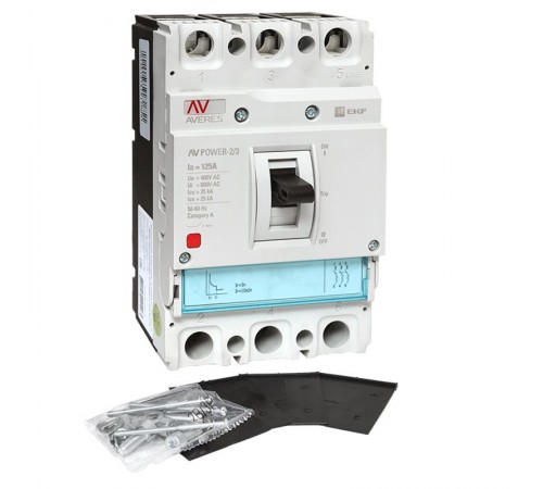 Выключатель автоматический AV POWER-2/3 125А 35kA TR  mccb-23-125-TR-av  EKF