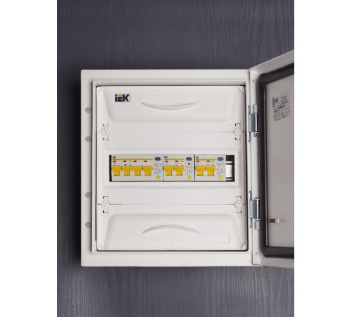 Выключатель автоматический дифференциального тока АД12М 2п 32А C 30мА тип A (3 мод)  MAD12-2-032-C-030  IEK