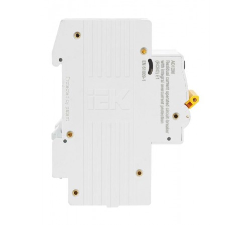 Выключатель автоматический дифференциального тока АД12М 2п 32А C 30мА тип A (3 мод)  MAD12-2-032-C-030  IEK