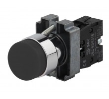 Кнопка управления LAY5-BL21 без подсветки черная 1з (20/200/5000)  Б0045670  ЭРА