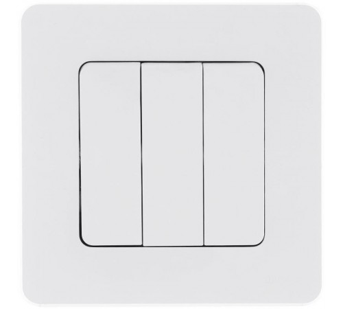 Inspiria Белый Выключатель 3-клавишный С/У без рамки  673540  Legrand
