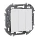 Inspiria Белый Выключатель 3-клавишный С/У без рамки  673540  Legrand