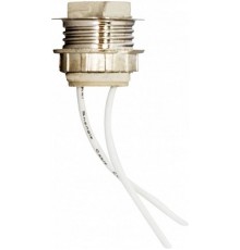 Патрон пластиковый для ламп галогенных/светодиодных LH119 230V G9 патрон с креплением (25x12мм, длина провода 150мм)  22349  FERON