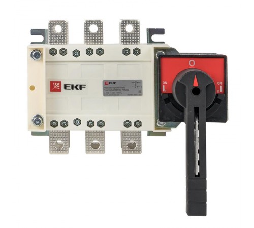 Рубильник-переключатель 160A 3P c рукояткой управления для прямой установки PowerSwitch  pscs-160-3  EKF