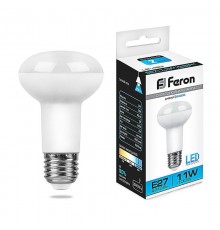 Лампа светодиодная рефлектор LB-463 (11W) 230V E27 6400K R63  25512  FERON