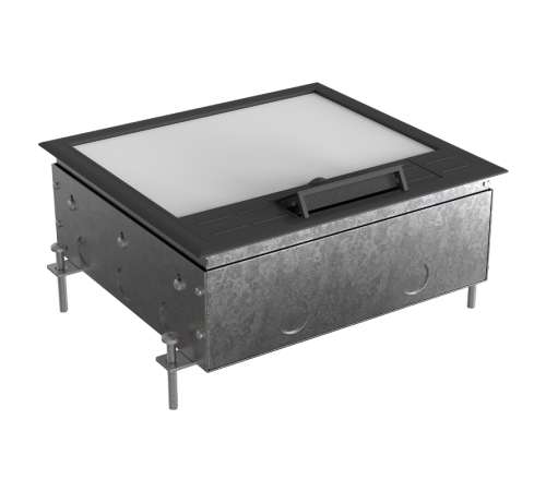 MultiDesk Люк на 12 модулей IP40 для бетонных полов с монтажной коробкой, тип MDK10  MDK10212  SE