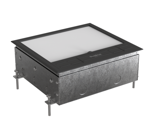 MultiDesk Люк на 12 модулей IP40 для бетонных полов с монтажной коробкой, тип MDK10  MDK10212  SE