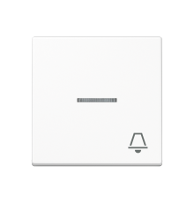 клавиша с символом звонок с линзой, белый  A590KO5KWW  Jung