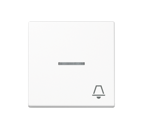 клавиша с символом звонок с линзой, белый  A590KO5KWW  Jung