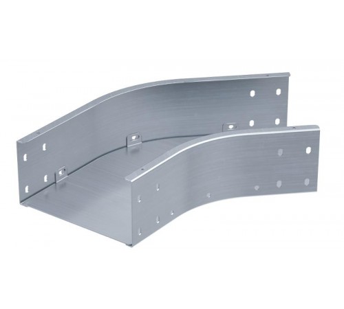 Угол горизонтальный 45 градусов 80х80, 1,2 мм, горячий цинк, в комплекте с крепежными элементами и соединительными пластинами  SCN808KHDZ  DKC