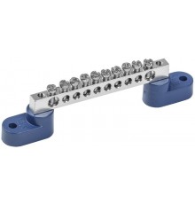 Шина N "ноль" на двух угловых изоляторах Ni ШНИ-6х9-10-У2-С  YNN10-10-C2-K07-N  IEK