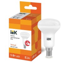 Лампа светодиодная LED 5Вт Е14 220В 3000К R50 рефлектор  LLE-R50-5-230-30-E14  IEK