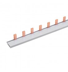 Шина соединительная типа PIN 12 штырей 1Р 63 А 22 см  11-2241-1  REXANT