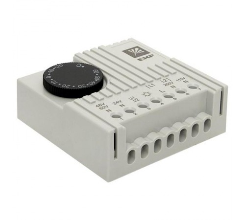 Термостат NO/NC (охлаждение/обогрев) на DIN-рейку 5-10A 230В IP20 EKF PROxima  thermo-no-nc-din  EKF