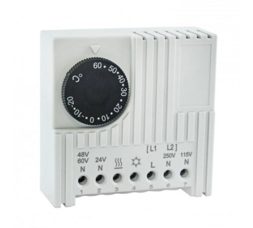 Термостат NO/NC (охлаждение/обогрев) на DIN-рейку 5-10A 230В IP20 EKF PROxima  thermo-no-nc-din  EKF