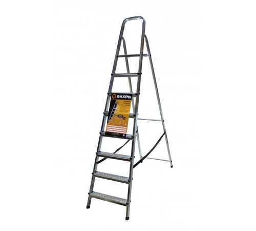 Стремянка стальная СС 1х8  73/5/1/12  ВИХРЬ