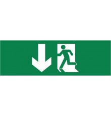 Пиктограмма ДСО-IP65-Н "Фигура вниз слева"  60580DEK  DEKraft