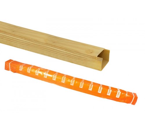 Кабель-канал 25х25 желтая сосна 3D (50м)  SQ0402-0606  TDM