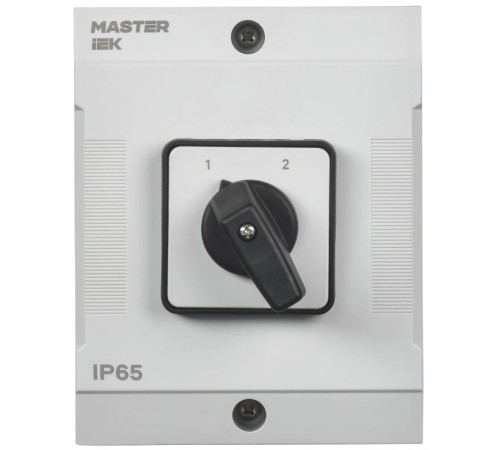 Переключатель кулачковый в боксе стандартная рукоятка 10А схема 54  MI-CS20-010-054  IEK