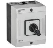 Переключатель кулачковый в боксе стандартная рукоятка 16А схема 54  MI-CS20-016-054  IEK