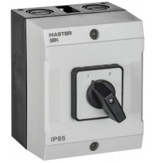 Переключатель кулачковый в боксе стандартная рукоятка 10А схема 69  MI-CS20-010-069  IEK