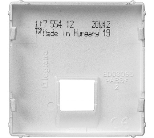 Valena LIFE Алюминий Накладка розетки ТЛФ/комп 1-ой  755412  Legrand