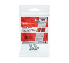 Болт DIN 571 сантехнический оцинк 8х70 (2 шт) - пакет ( 0,047 кг)  102589  Tech-KREP