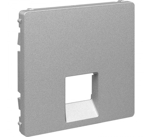 Valena LIFE Алюминий Накладка розетки ТЛФ/комп 1-ой  755412  Legrand