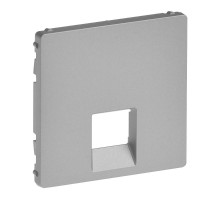 Valena LIFE Алюминий Накладка розетки ТЛФ/комп 1-ой  755412  Legrand