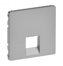 Valena LIFE Алюминий Накладка розетки ТЛФ/комп 1-ой  755412  Legrand
