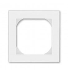 ABB Levit Белый / ледяной Рамка одинарная 55х55 для механизмов BJE  3901H-A05510 01  2CHH015510A4001  ABB