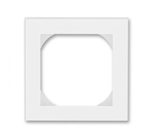 ABB Levit Белый / ледяной Рамка одинарная 55х55 для механизмов BJE  3901H-A05510 01  2CHH015510A4001  ABB