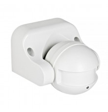 Датчик движения микроволновый белый 1200Вт 180гр. до 15м IP44 MW-702 PROxima  dd-mw-702  EKF