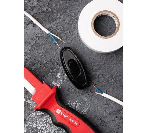 Переключатель бра черный 6А 250В EKF PROxima  APB6-30  EKF