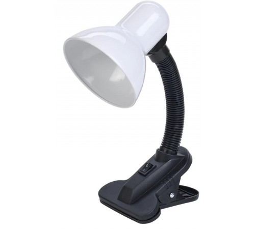 Светильник светодиодный настольный 1001 на прищепке Е27 белый  LNNL1-1001-2-VV-40-K01  IEK