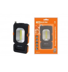 Фонарь переносной светодиодный ФП4, 1 Вт LED+3 Вт COB, 110 лм, 3хААА, магн., телескоп  SQ0350-0098  TDM