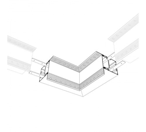 Угол SL-LINIA55-FANTOM-EDGE внутренний (Arlight, Металл)  030136  Arlight